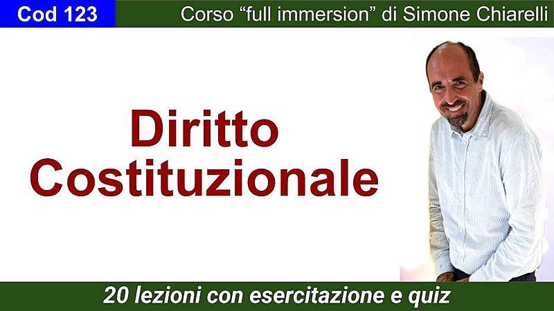 Corso di Diritto Costituzionale Cod123 - Omniavis