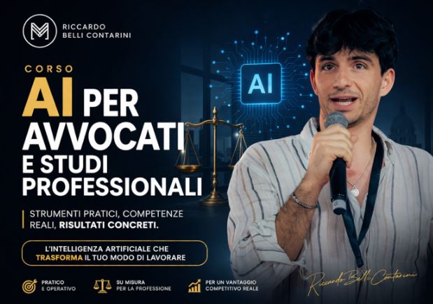 Corso AI per Avvocati e Studi Professionali - Riccardo Belli Contarini