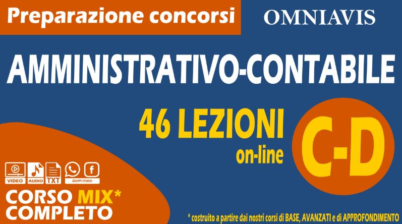 Preparazione Concorsi Profilo C-D (Amministrativo-Contabile) Cod. 015 – Omniavis