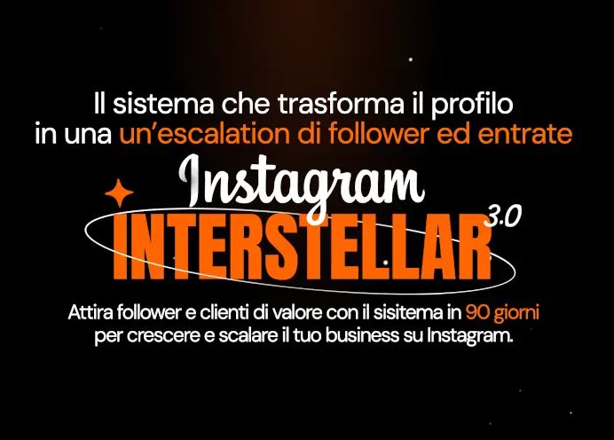 Instagram Interstellar 3.0 – Gabriele Venturini