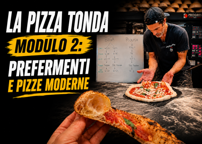 La Pizza Tonda – Modulo 2- Prefermenti e Pizze Moderne – The Romano Baker