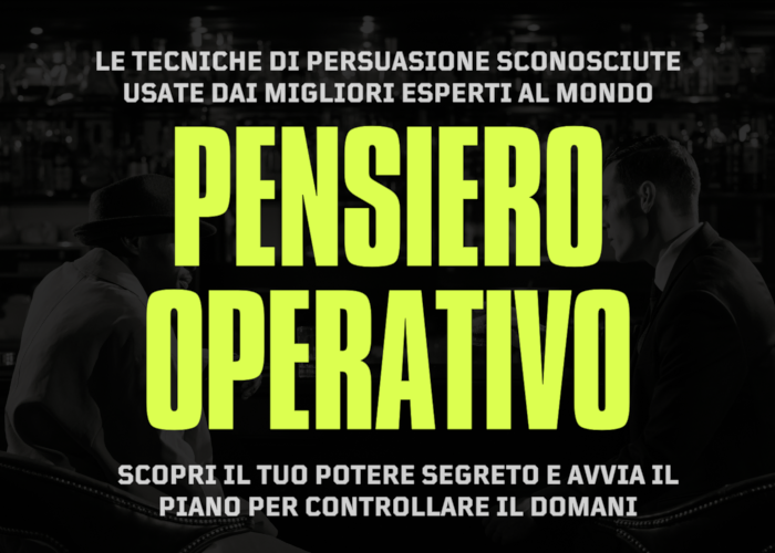 Pensiero Operativo – Metodo Bad Boy